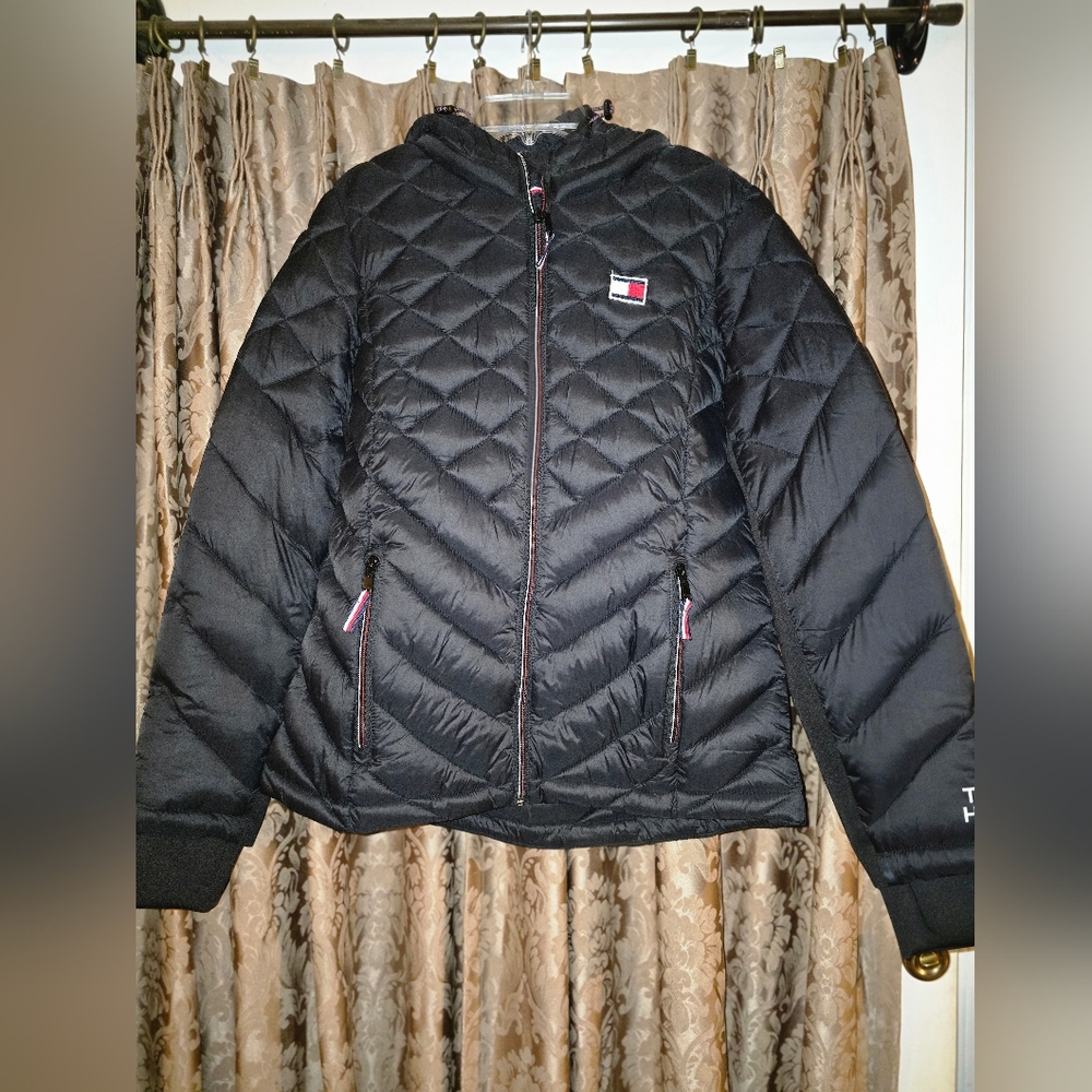 Tommy Hilfiger Women's 3-In-1 All Weather System Quilted Jacket Black Medium